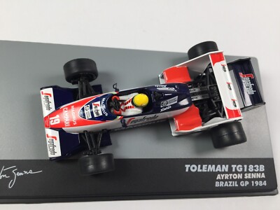 Formula 1 Toleman TG183B Ayrton Senna #19 Brazil GP 1984 1:43