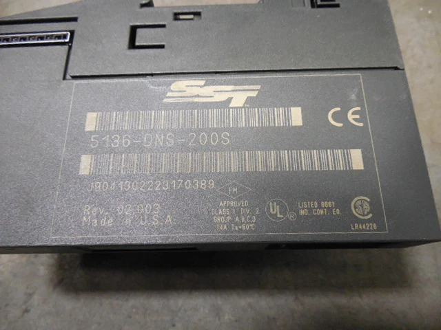 USED SST DeviceNet 5136-DNS-200S Slave Adapter Module Rev. 02.003 - Image 3 of 4