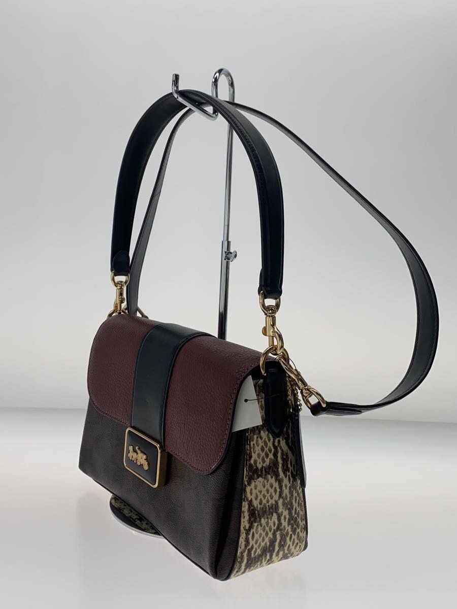 バッグ COACH Coach CC066 shoulder bag leather Bordeaux Used | eBay