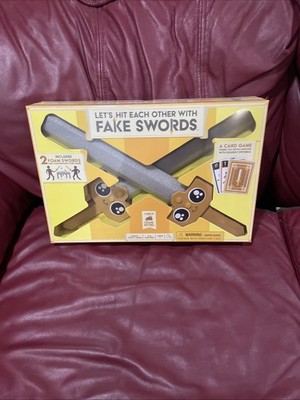 Let's Hit Each Other With Fake Swords Card Game Party Sealed NIB