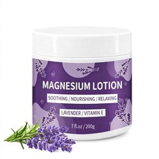 Magnesium Lotion for Sleep Muscle Soothing 7 oz - Magnesium Body Cream with La