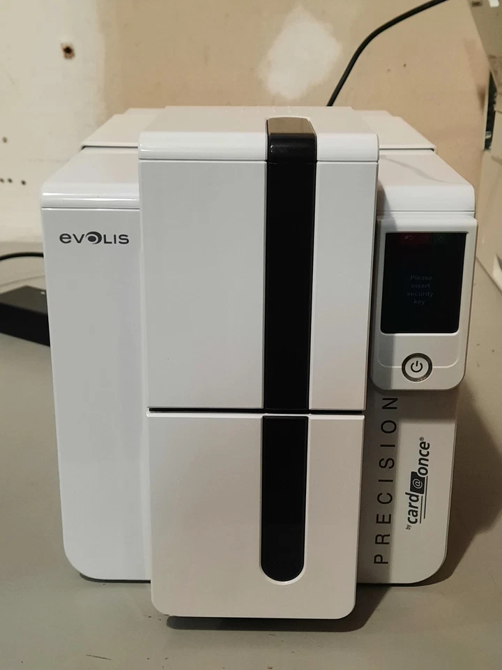 Impresora Evolis PRIMACY Precision-Card@Once-Card (sin llaves) enciende-PARA REPUESTOS Foto 2 de 4