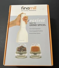 Award-Winning Battery Operated FinaMill w/ 2 FinaPods Pro Plus White