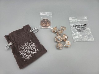 Sirius Dice Ravenloft Treasure Packs Super Rare Pearl of Power Dice Set D&D