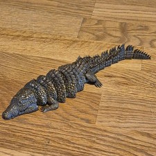 VINTAGE JAPANESE BRONZE ARTICULATED CROCODILE