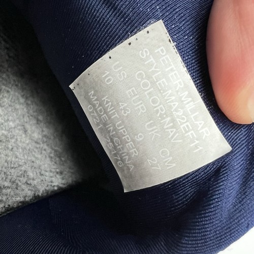 Peter Millar Hyperlight Apollo Moon Blue Knit Slip On MA22EF11 Mens 10 - Picture 11 of 11