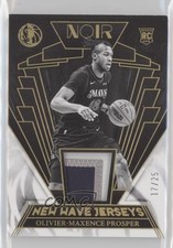 2023-24 Panini Noir New Wave Jerseys Prime 17/25 Olivier-Maxence Prosper ms9