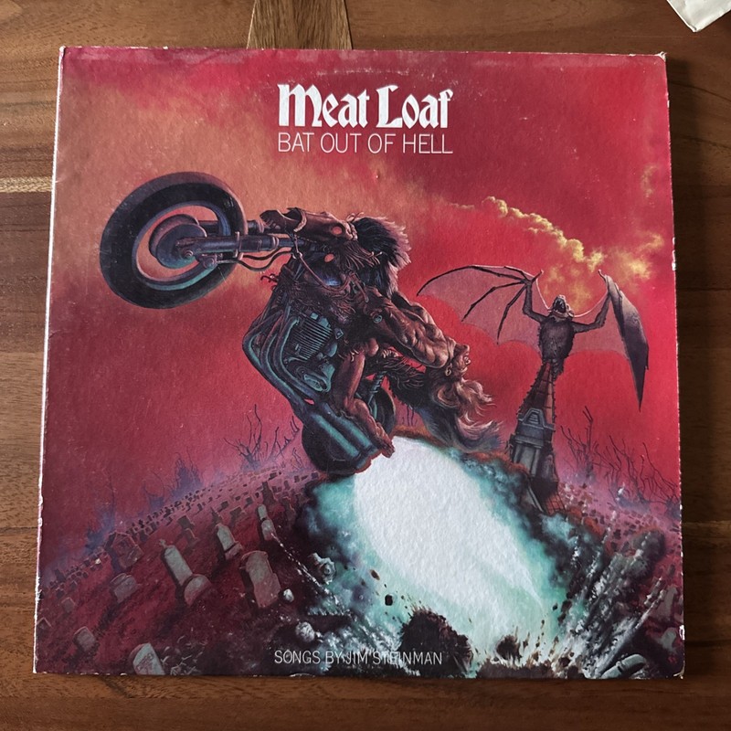 Meat Loaf Bar Out Of Hell 1977 Vinyl LP VG/VG Epic Records Split-Stamper Press
