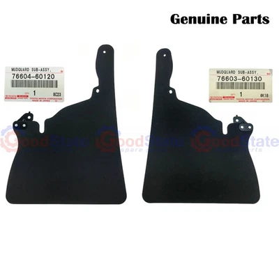 Genuine Toyota LandCruiser VDJ79 VDJ78 Front Mud Flap Splash Guard Set - Image 1 of 4