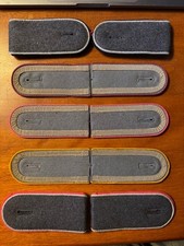 WW2 German Army Infantry Various Shoulder Board 5 Sets Unissued