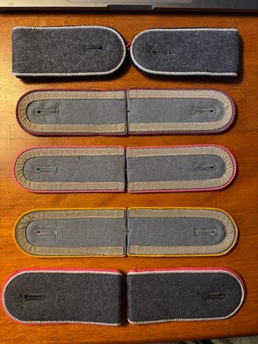 WW2 German Army Infantry Various Shoulder Board 5 Sets Unissued