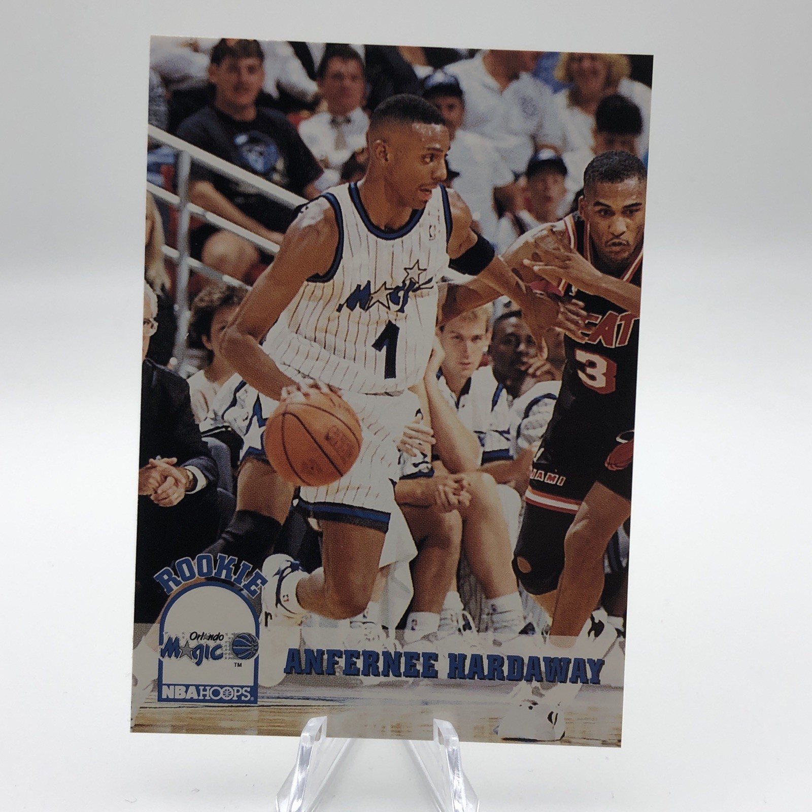 Anfernee Hardaway 1993-94 NBA Hoops Rookie Card #380 Orlando Magic RC