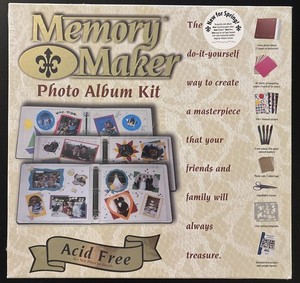 NEW! Memory Maker Photo Album Kit Acid Free by B&V Publishing Factory Sealed NIB