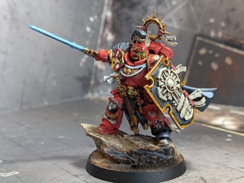 Pro Painted Space Marines 40k blood angels armageddon captain