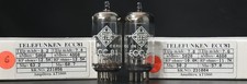 Telefunken ECC81 Diamond Bottom Made in Germany Amplitrex Tested Qty 2 Pcs