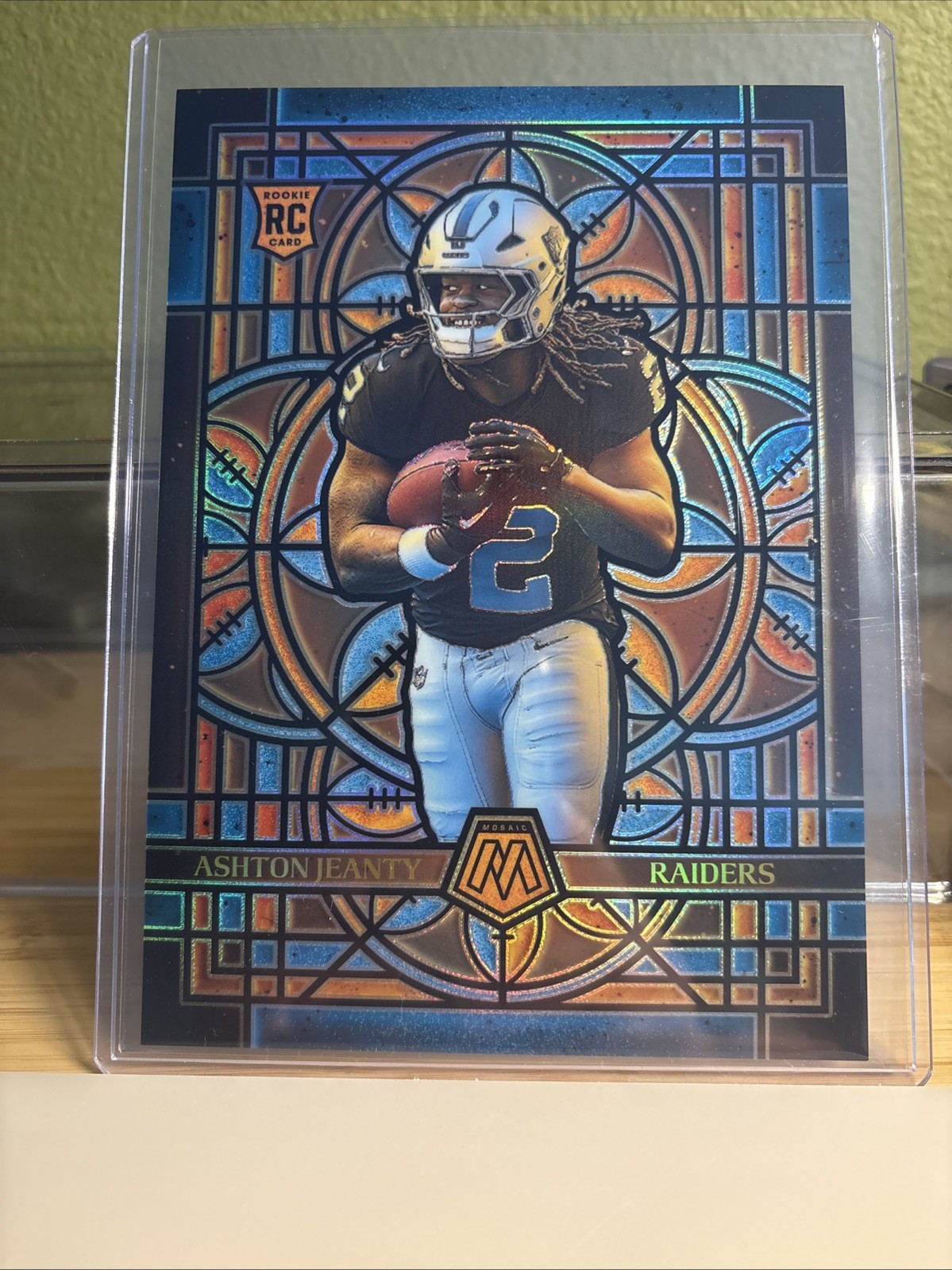 Ashton Jeanty Panini Mosaic Stained Glass #14 Oversize
