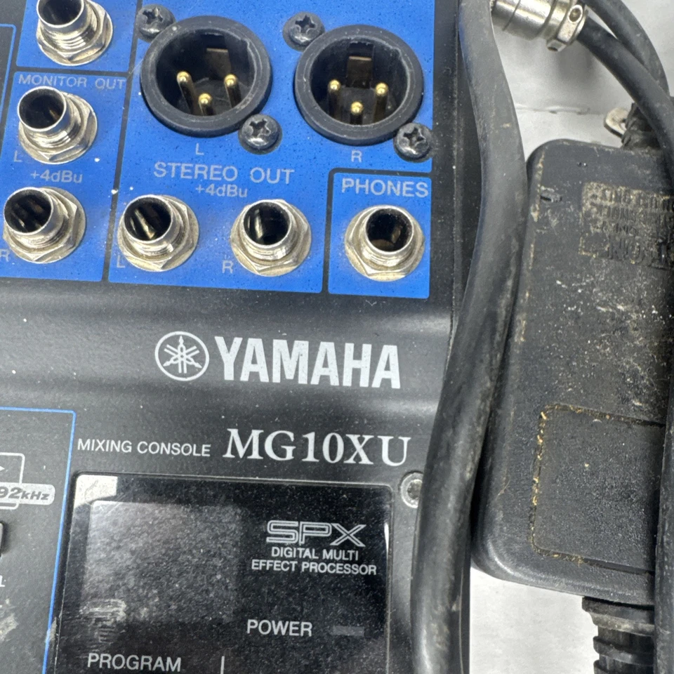 Yahama MG10XU 10 Channel Mixer, USB, With Power Supply, Tested And Working. - Image 2 of 4