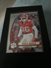 2024 Bowman University Chrome #114 Khalil Barnes Clemson Football Card
