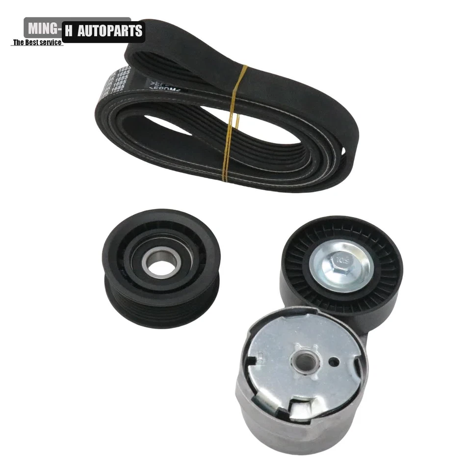 Kit de componentes de transmisión por correa Serpentine para Dodge Challenger Chrysler 300 2012-2015 Foto 2 de 4