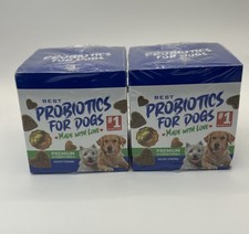 2 Best Probiotics For Dogs 30 Soft Chews - Digestive Health Dog Exp 4/26