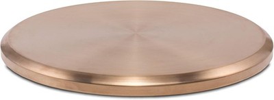 Patio & Celebration Tabletop Fire Pit Cover   25.6'' Durable Stainless Steel Lid