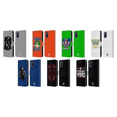 OFFICIAL WWE 2017/18 SUPERSTARS 4 LEATHER BOOK WALLET CASE COVER FOR OPPO PHONES
