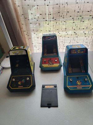 Coleco Donkey Kong Pac-Man Ms. Pac-Man Lot of 3 Tabletop Arcade Games 1981 1982