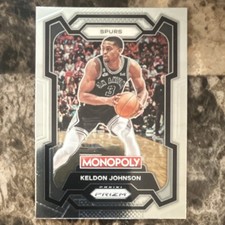 Panini Prizm Monopoly 2023-24 Keldon Johnson Spurs #79 Base Set NBA Card