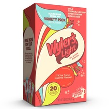 Wyler s Light Singles To Go Water Drink Mix, 1 Ounce Pack of 20