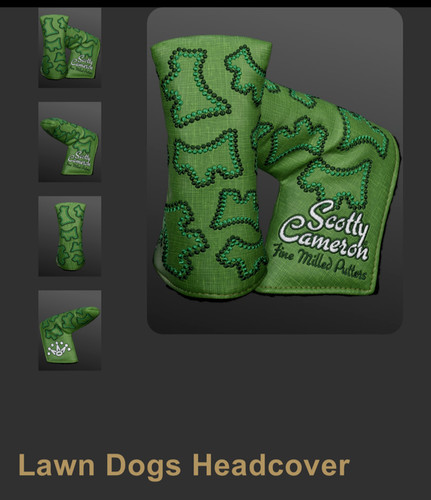 Scotty Cameron Masters 2026 Lawn Dogs Blade Headcover - BRAND NEW SOLD OUT