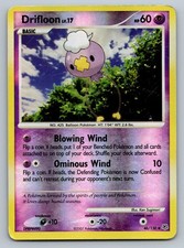 Drifloon Uncommon Diamond and Pearl Reverse Holo Psychic 46/130