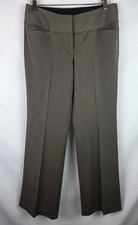 Express Womens Dress Pants Size 6 Reg Brown Taupe Editor Pleat Front Trouser