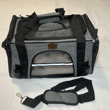 Purrpy Soft Sided Pet Cat Dog Carrier Bag Mesh Crate Adjustable Travel Strap