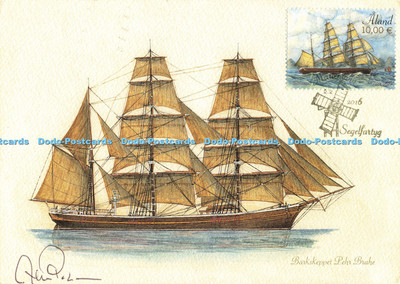 D137495 Berkskeppet Pehr Brahe Maximumkarte Nr 97 Ausgabedatum 222016 Allan Pal
