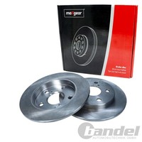 2X Maxgear Bremsscheiben 259Mm Voll Hinten Passend FüR Toyota Auris Corolla | 19
