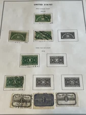 U.S. Back-of-Book Lot – Special Handling, Parcel Post Due & Sealed (8 Stamps) 