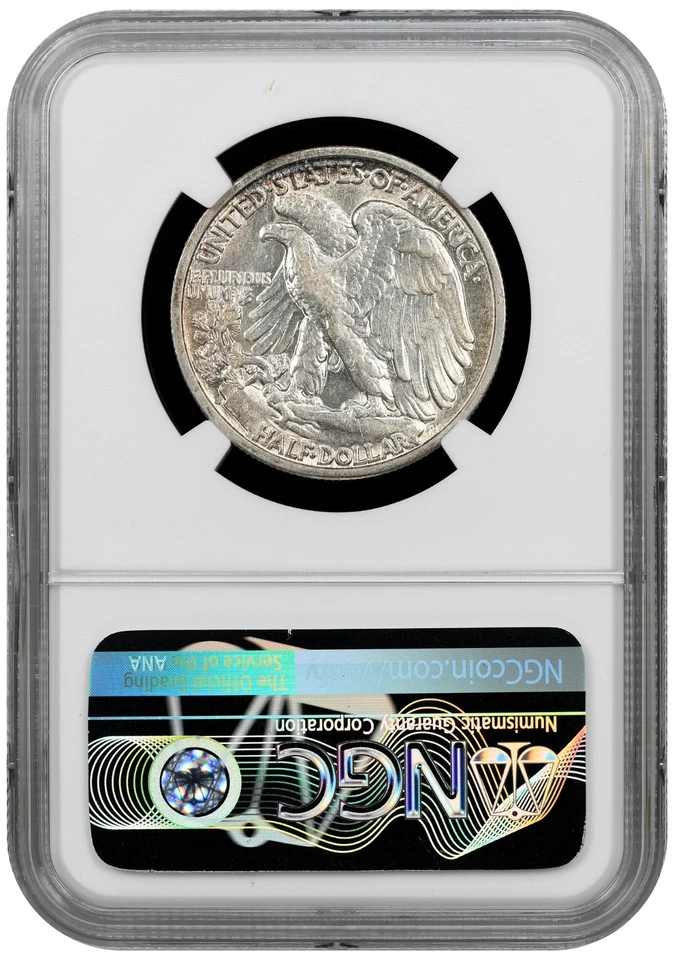 1929-S Walking Liberty Half Dollar 50C NGC AU-55 - Image 2 of 4