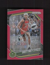 2025 Panini Prizm WNBA #121 Brittney Sykes Red Prizms #/299