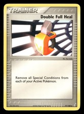Pokemon TCG Double Full Heal Item Uncommon EX Crystal Guardians 77/100 HP