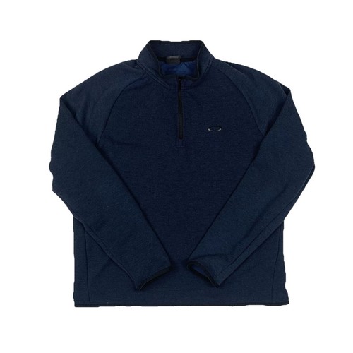 Sudadera Oakley Para Hombre Azul Rendimiento Elastizada 1/4 Cuarto Cremallera Talla M - Imagen 1 de 9