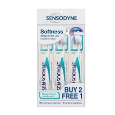 3s Sensodyne Deep Clean Precision Toothbrush SOFT For Sensitive Teeth