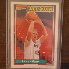 Topps 1992-93 Larry Bird #100 All-Star Boston Celtics NBA Basketball Card