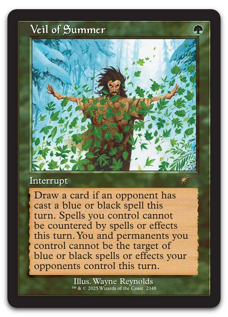 夏の帳　4枚　mtg sld secret lair Veil of Summer 2348 Secret Lair Drop for sale | eBay