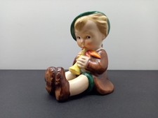 GOEBEL Porzellanfigur Sammlerfigur Junge mit Flöte ca. 1955 - KF 25