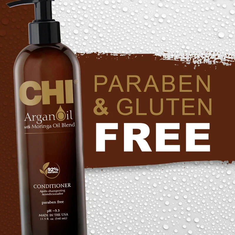 CHI Argan Oil With Moringa Oil Conditioner Sulfate & Paraben Free 25 fl oz - Image 3 of 4