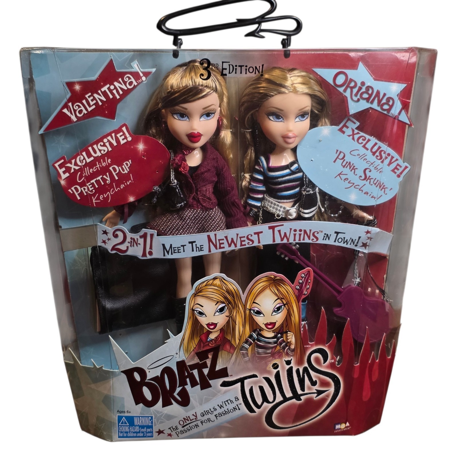 Детские куклы 2005 Bratz Twiins Valentina Oriana 3rd Edition 2 Doll Set MGA 301226