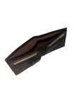NEW YL Men's Genuine Leather Bifold Wallet Brown 6 Card Slots 2 ID Windows