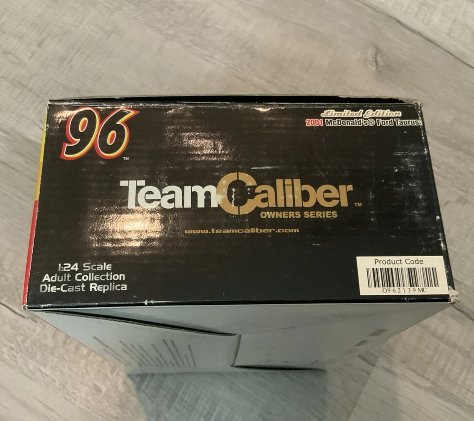 Andy Houston #96 McDonalds 2001 Team Caliber Owners Series 1/24 Nascar Diecast - Image 3 of 4