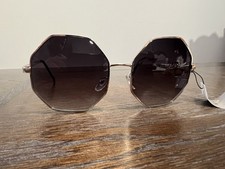 Women's Super Oversized Fashion Sunglasses Hexagon Shape Metal Frame
