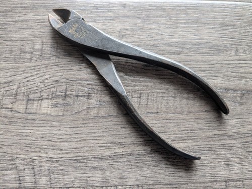 Vintage E A Berg Eskilstuna 6 1/2" Diagonal Wire Cutter Tool 1528 Made in Sweden